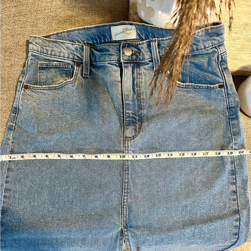 Universal Thread Light Blue Denim Skirt - Picture 8 of 9